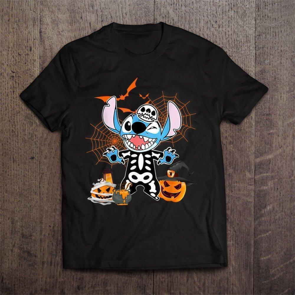 Trick Or Treat Halloween Skeleton Pumpkin Halloween Unisex Tee